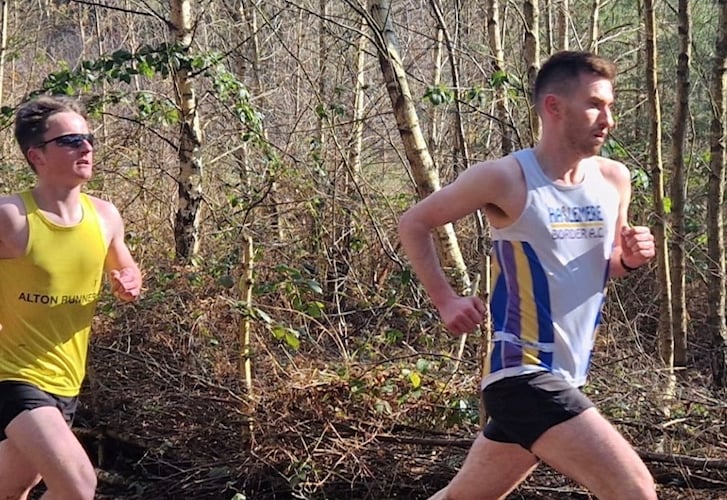 Jake Pillans-Payne brings the HBAC team home at Bourne Woods